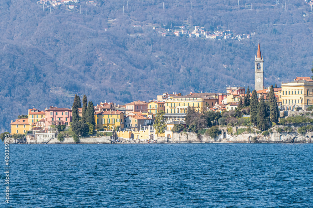 Landscape of Varenna in the Lake of Como