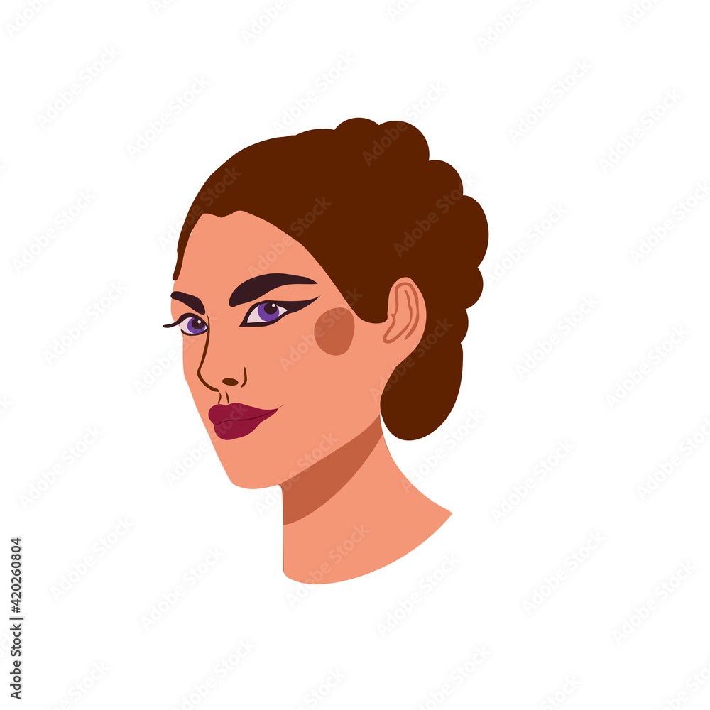 Illustrations with a woman, a girl. Fashion illustration. Mothers Day. International Women s Day. Illustrations with a woman, a girl. Fashion illustration. Mothers Day. International Women s Day.