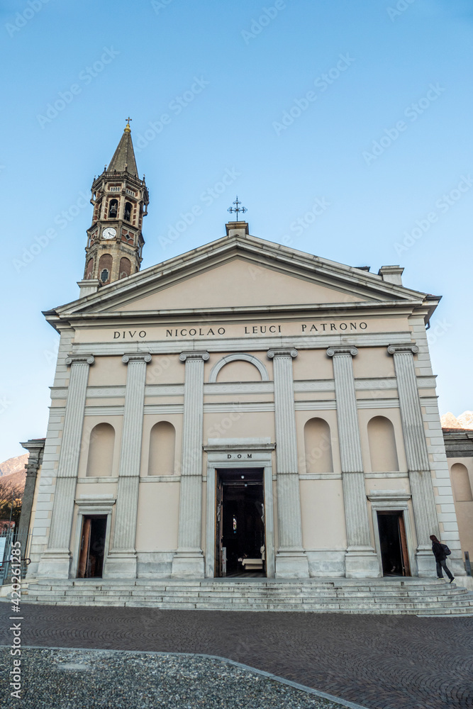 The basilica of Saint Niccolò in Lecco