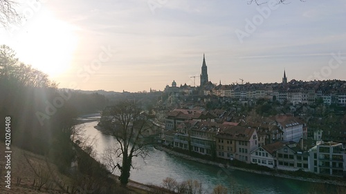 Landscape of Bern, the capital of Switzerland
