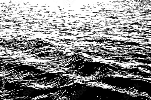 Waves on the Ocean Illustration