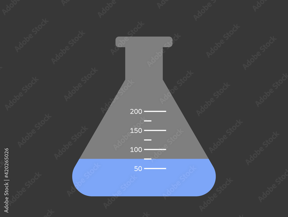 Chemical flask icon Chemical flask icon