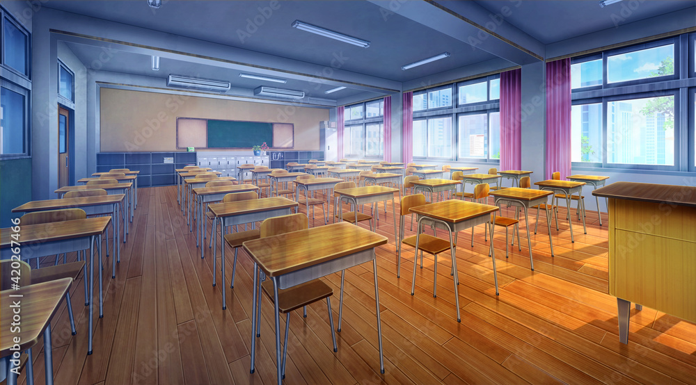 Anime Classroom Wallpapers  Wallpaper Cave