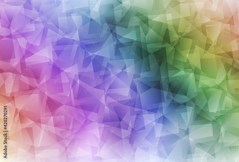 Obraz premium Light Multicolor vector polygonal template.