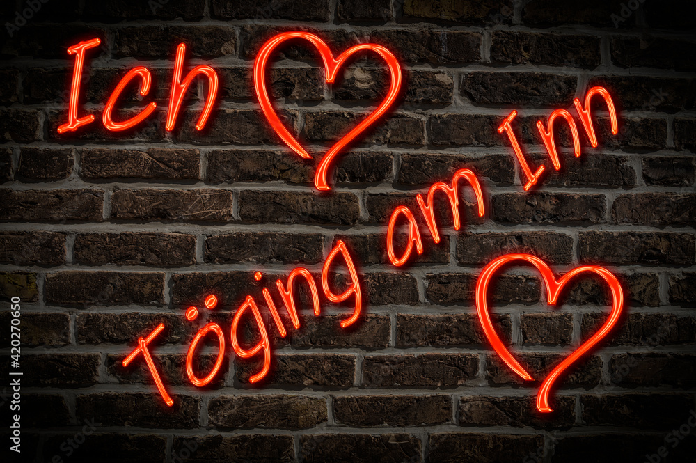 Obraz premium Töging am Inn