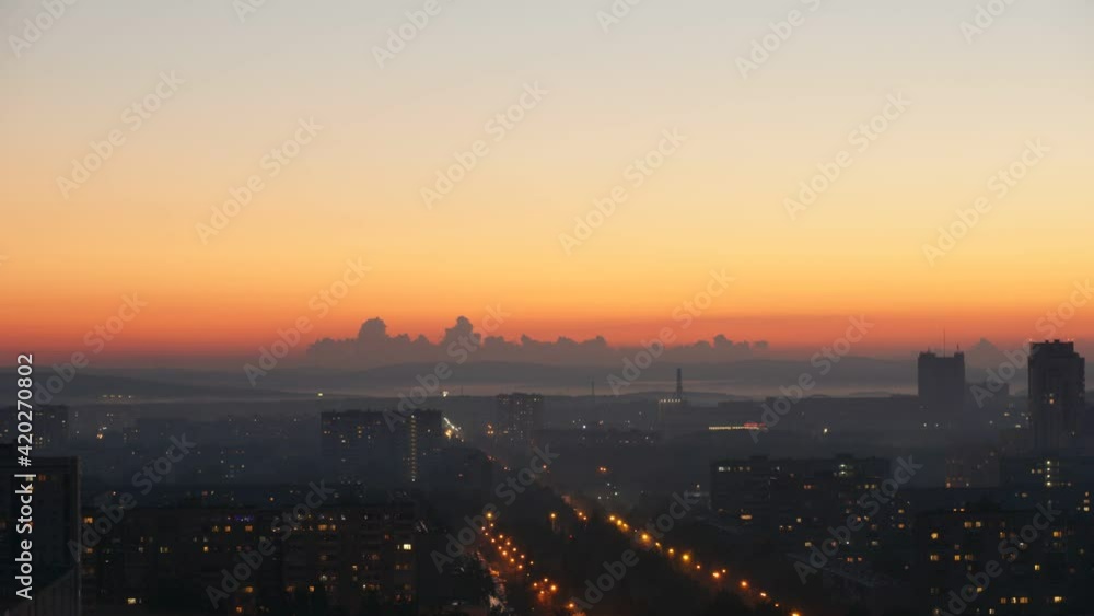 Sunrise timelapse clouds colorful spring Sunrise timelapse clouds colorful spring
