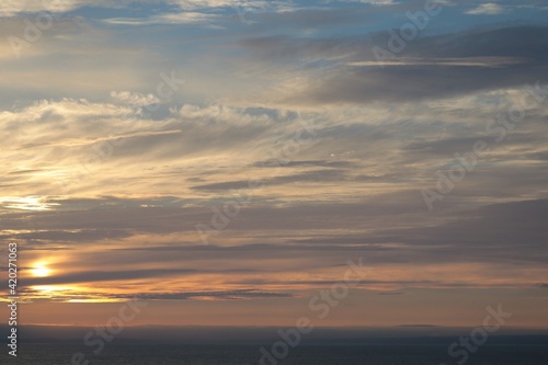 Rosshili Sunset Sky, Gower Peninsula, South Wales, UK © Monica
