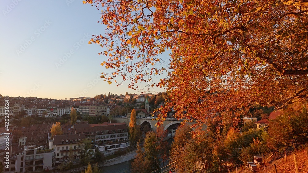 Landscape of Bern, the capital of Switzerland