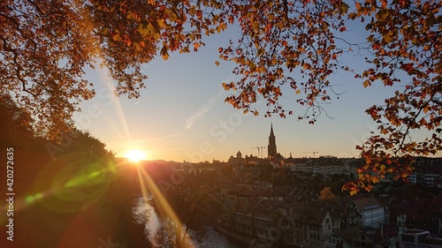 Landscape of Bern, the capital of Switzerland