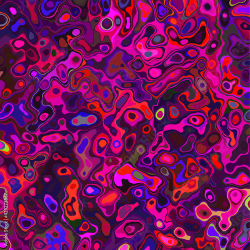 Illustration of a bright abstract background with marbling effect