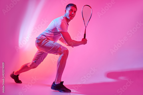 keen squash player © Andrey Kiselev