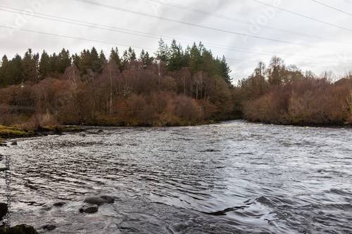 Confluence between the Water of Deugh and Water of Ken at Kendoon Power Station photo