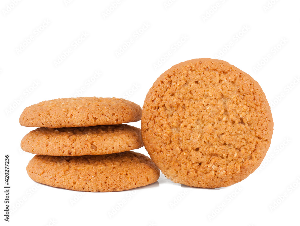 Corn cookies isolated on a white background Corn cookies isolated on a white background