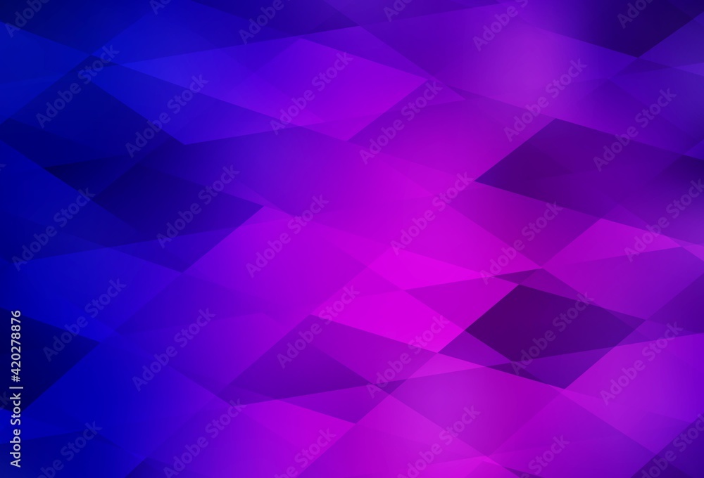 Dark Purple, Pink vector template with rhombus. Dark Purple, Pink vector template with rhombus.