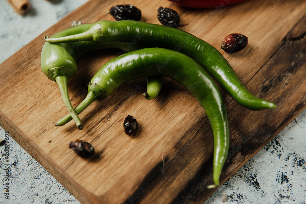fresh green peppers for cooking preparation fresh green peppers for cooking preparation