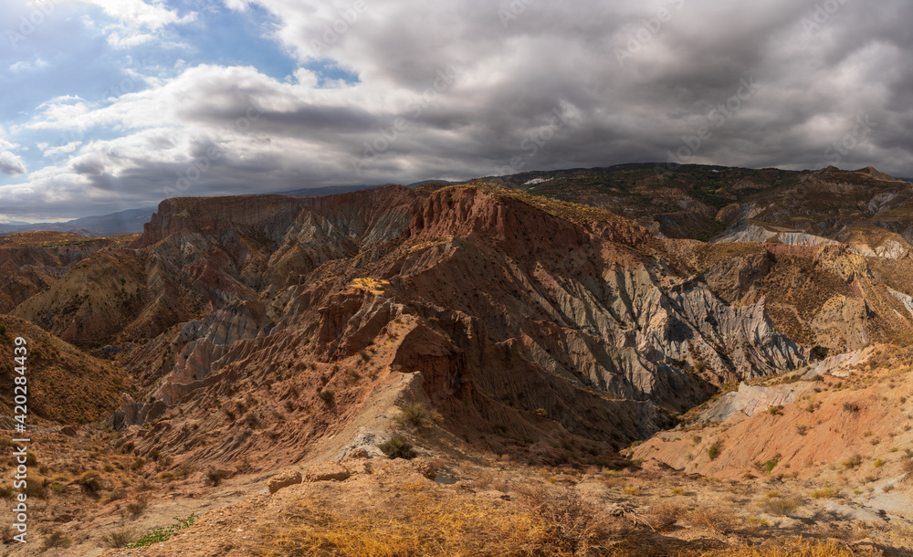 mountainous landscape in southern Spain mountainous landscape in southern Spain