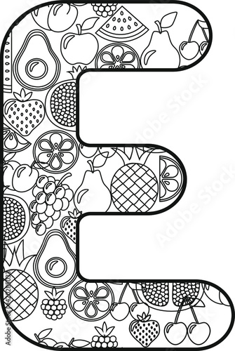 alphabet    letters   font   graphics   illustration   background  letter  a primer  Fruit   summer graphic illustration alphabet watermelon
