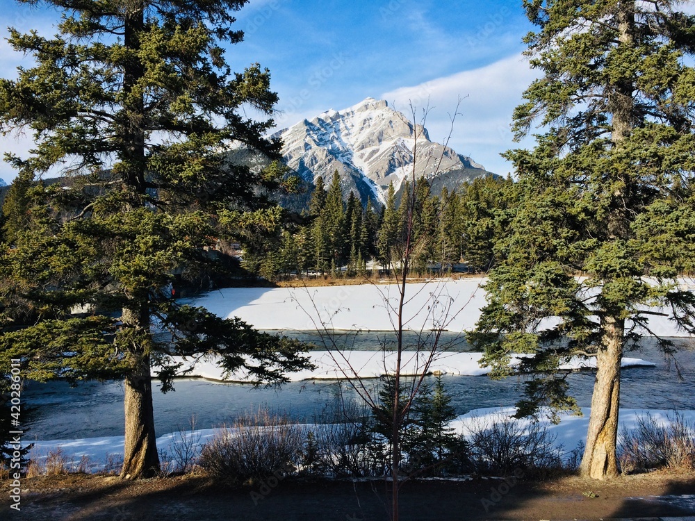 The majestic pristine Bow valley