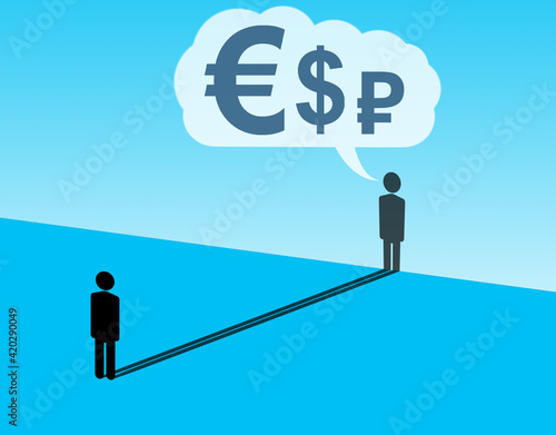 Broker deciding on currency...
