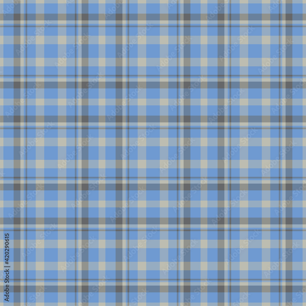 Plaid seamless pattern. Vector background of textile ornament. Flat fabric design. Plaid seamless pattern. Vector background of textile ornament. Flat fabric design.
