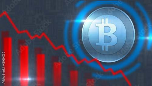 Fall of cryptocurrencies. G...