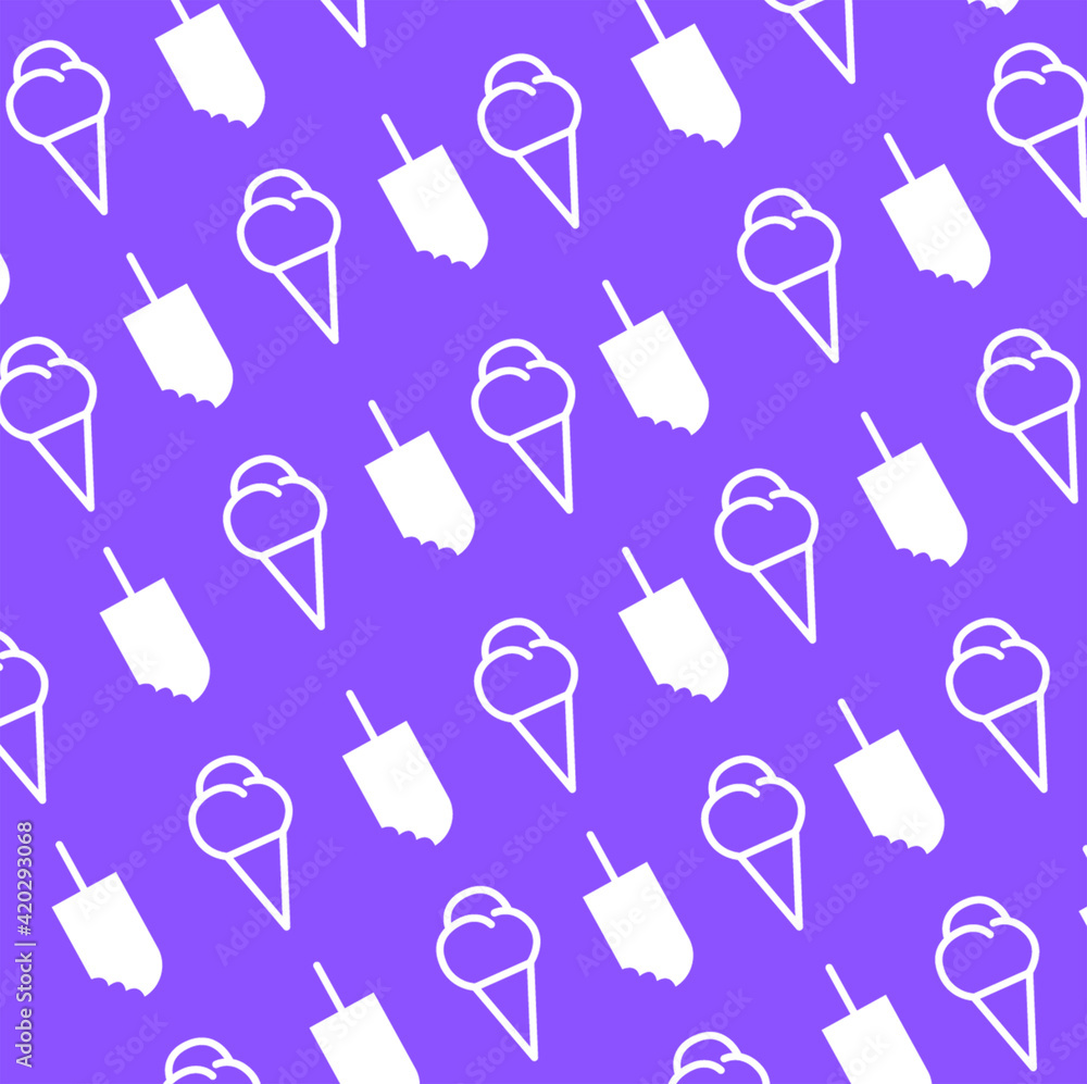 Ice Cream Pattern Ice Cream Pattern