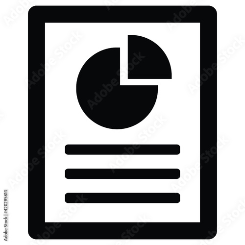 graph chart report icon design vector
