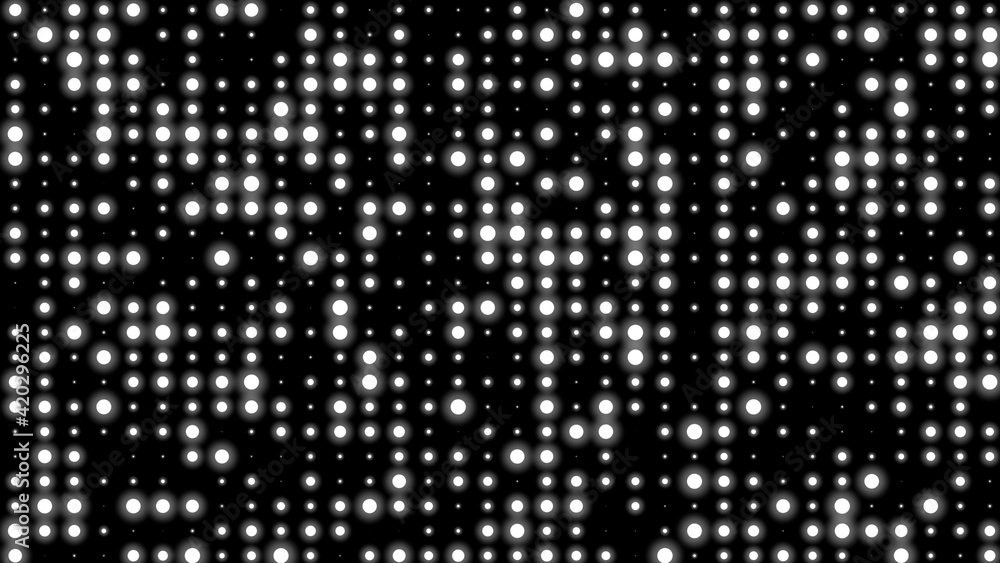 Dot white black pattern gradient texture background. Abstract technology big data digital background. 3d rendering. Dot white black pattern gradient texture background. Abstract technology big data digital background. 3d rendering.