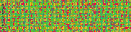 Abstract Geometric Pattern generative computational art illustration