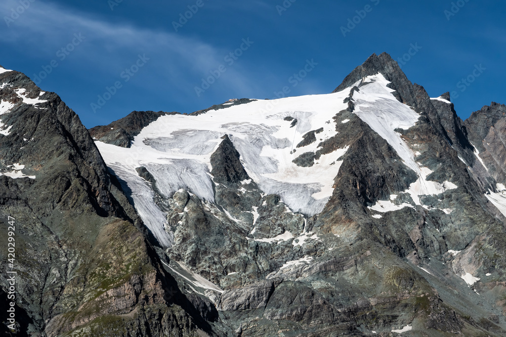 National Park Hohe Tauern With Grossglockner The Highest Mountain Peak Of Austria And The Alps
