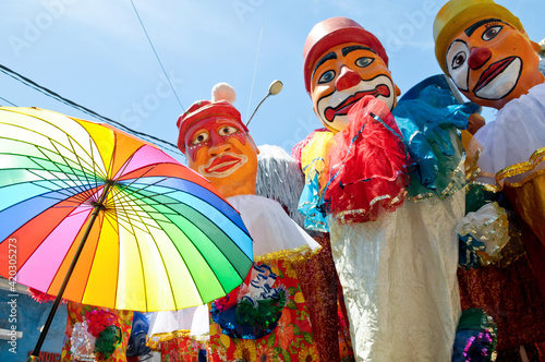 Carnaval do Recife - Desfile do bloco O Galo da Madrugada - em destaque bonecos gigantes articulaveis photo