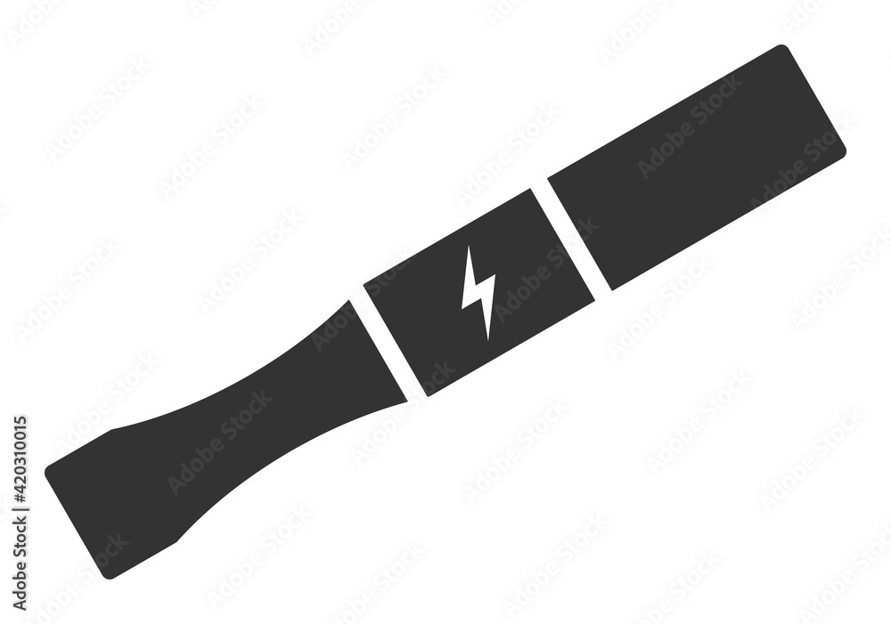 Electronic cigarette icon. Illustration style is a flat iconic symbol. Simple Electronic cigarette vector illustration. Electronic cigarette icon. Illustration style is a flat iconic symbol. Simple Electronic cigarette vector illustration.
