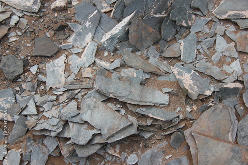 rocks in the desert.