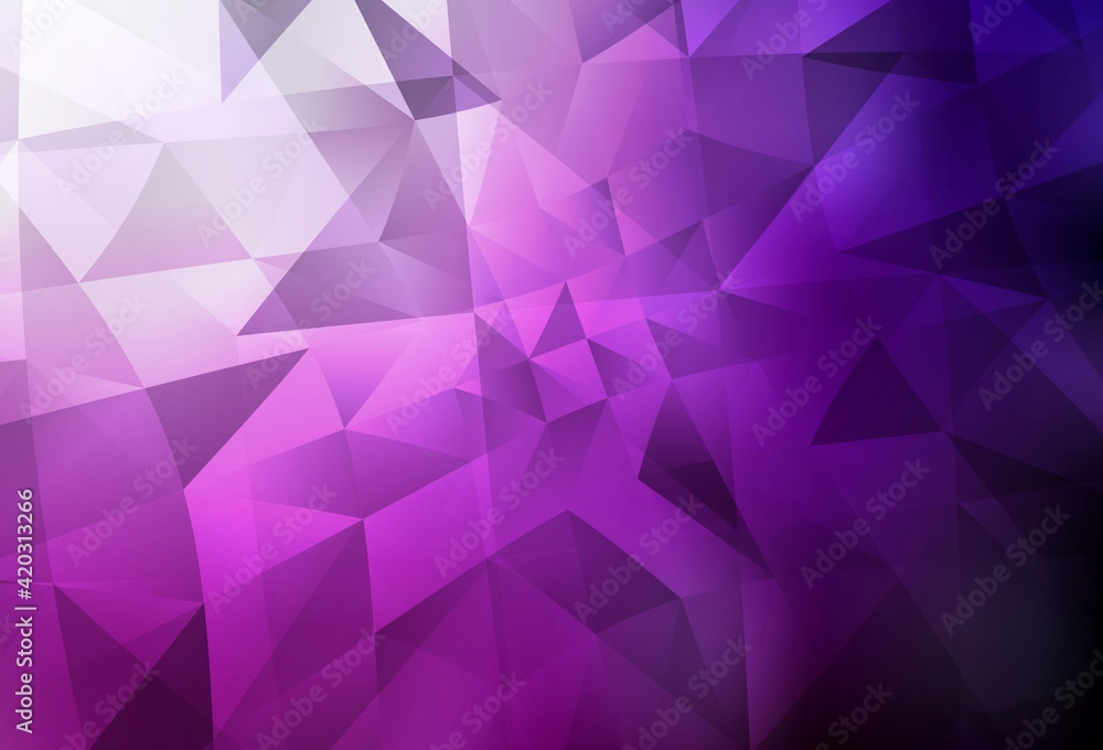 Dark Pink vector abstract mosaic backdrop. Dark Pink vector abstract mosaic backdrop.