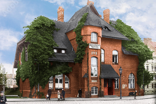 Cottbus, Spreewaldbahnhof um 1905