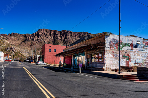 The main street in Globe, Arizona 