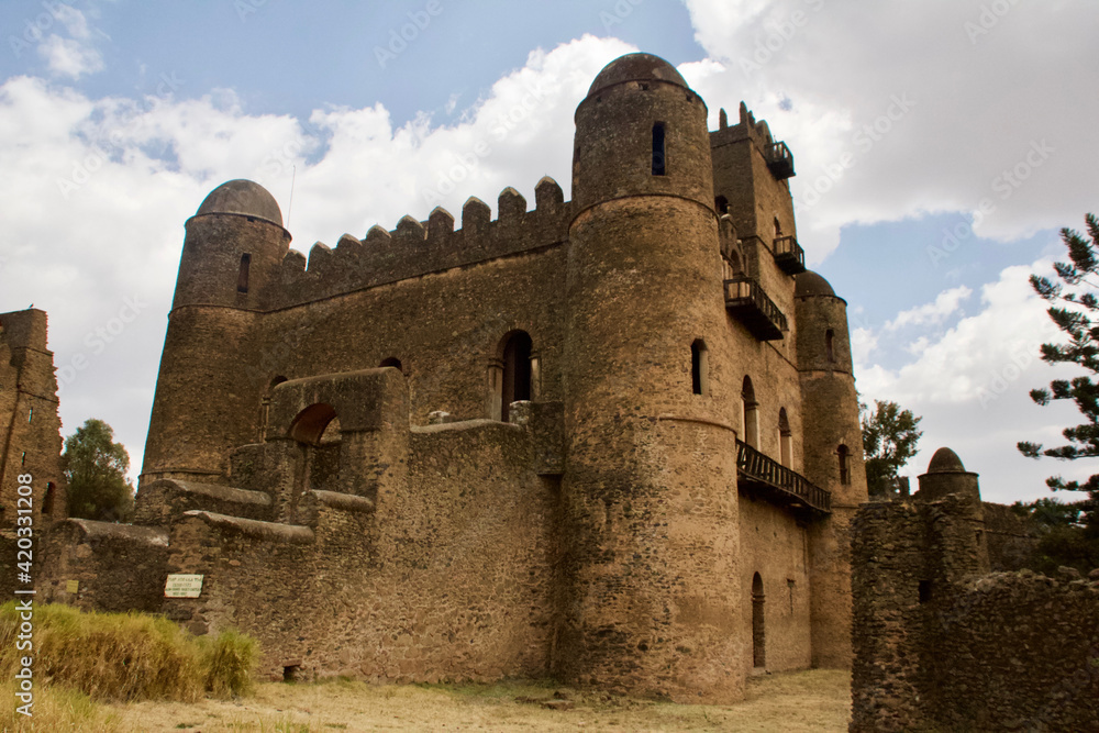 Ethiopian castle in Gondar