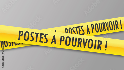 Logo postes à pourvoir.