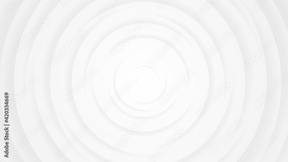 White gray circles abstract background.3D illustration with paper cut style. White gray circles abstract background.3D illustration with paper cut style.