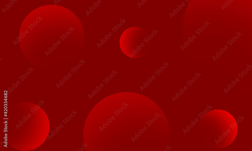 Red circles gradient on red dark abstract background. Modern graphic design element. Red circles gradient on red dark abstract background. Modern graphic design element.