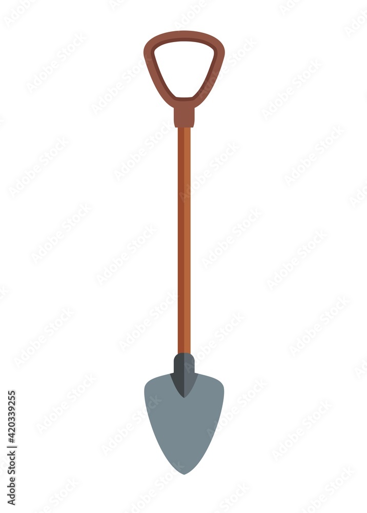 shovel isolated on white background shovel isolated on white background