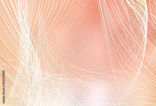 Light Orange vector colorful abstract texture.