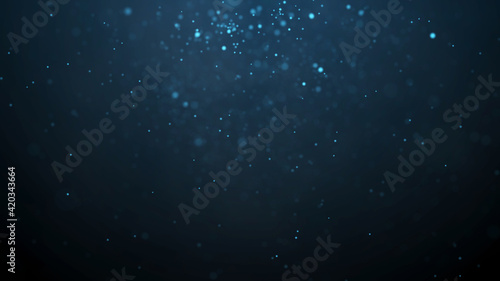 Dust particles. Abstract background of particles. Dots background. Futuristic digital dots background. 3d rendering.