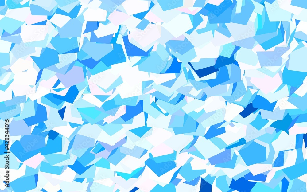 Light Blue, Red vector layout with hexagonal shapes. Light Blue, Red vector layout with hexagonal shapes.