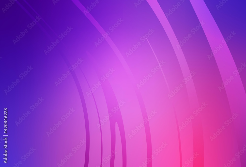 Light Purple, Pink vector background with wry lines. Light Purple, Pink vector background with wry lines.
