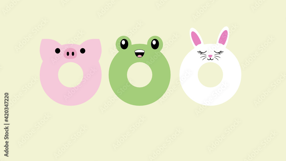 Animal donuts Animal donuts