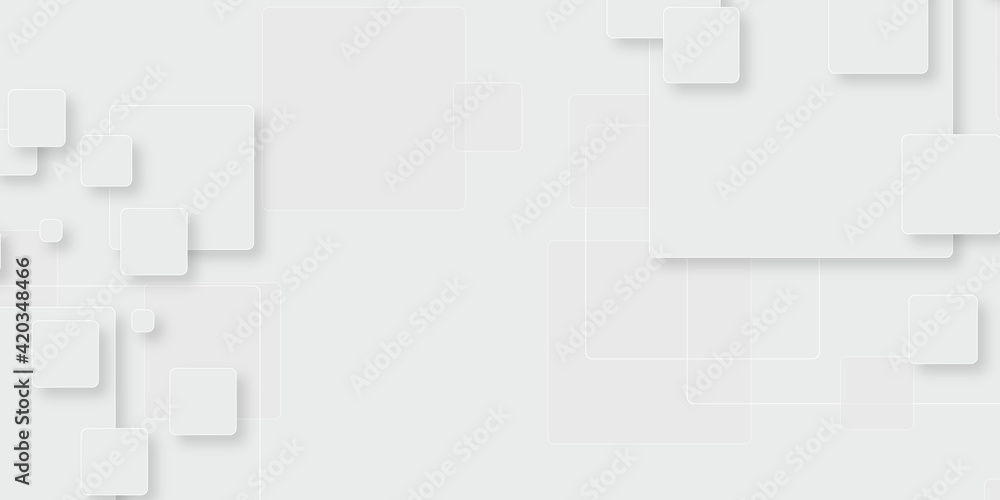 Abstract white square shape with futuristic concept background Abstract white square shape with futuristic concept background