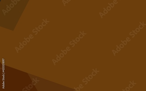 Dark Orange vector background with rectangles.