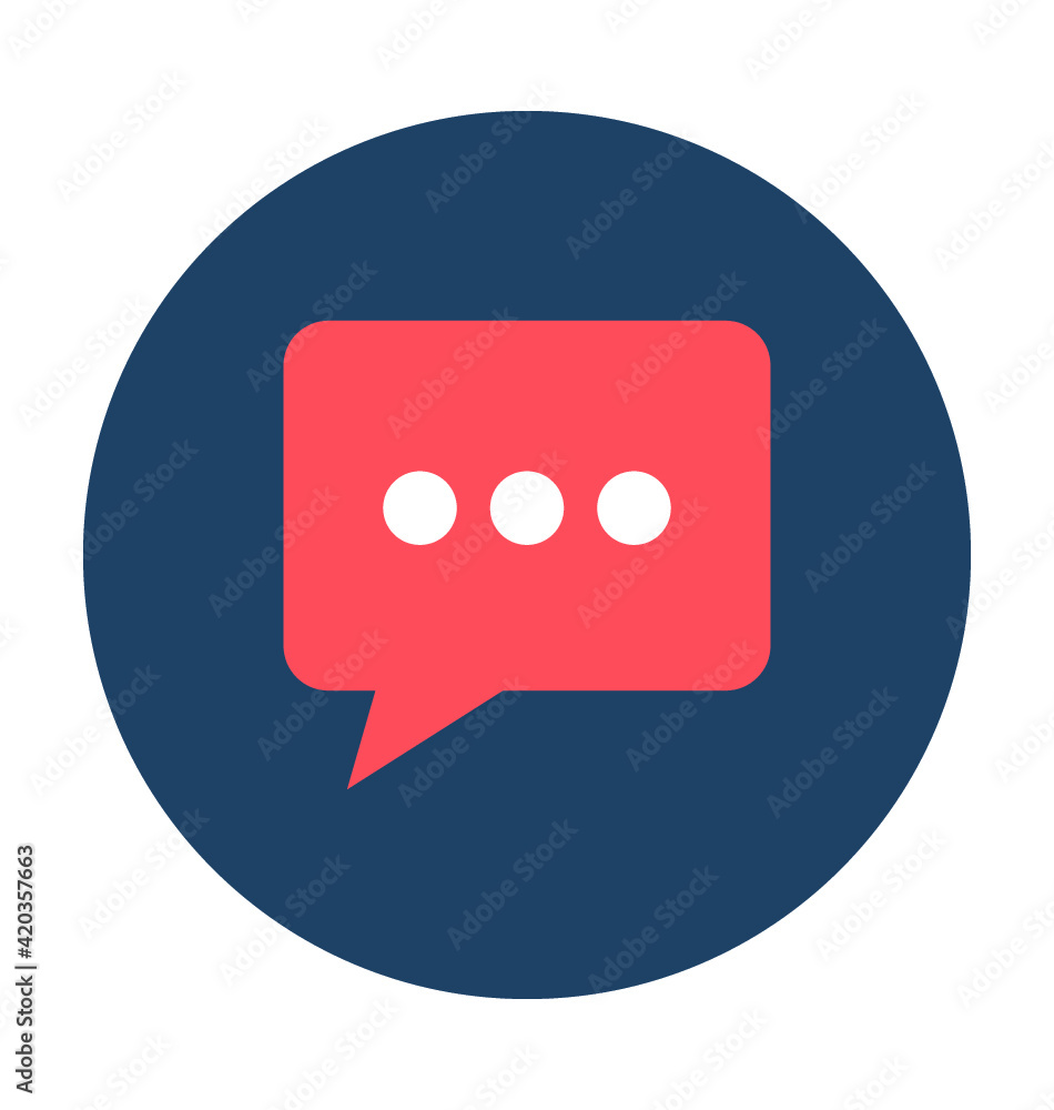 Speech Bubbles Vector Icon Speech Bubbles Vector Icon