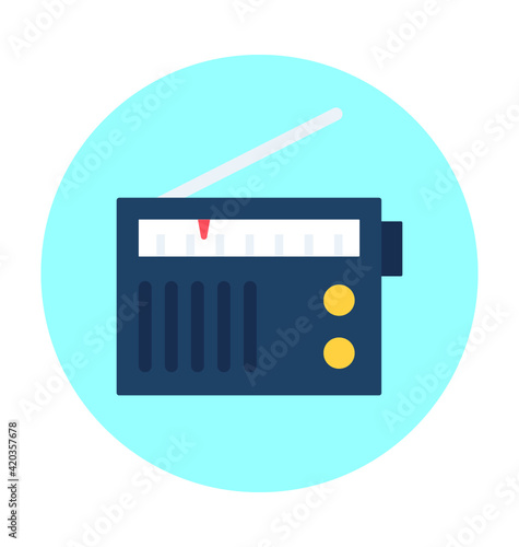 Radio Vector Icon